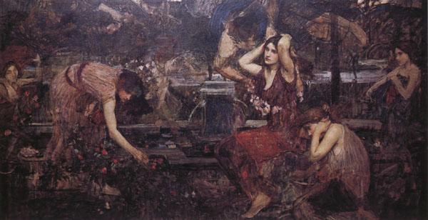 John William Waterhouse Flor and the Zephyrs oil painting picture